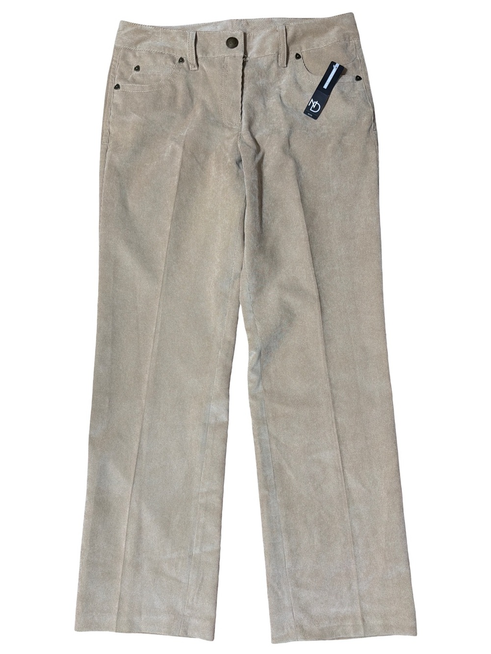 New Directions Beige Straight Leg Pants Size 6 Petite